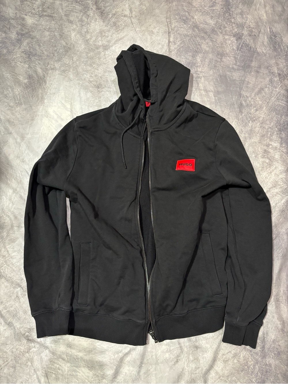 Hugo Boss Stitched Logo Hoodie